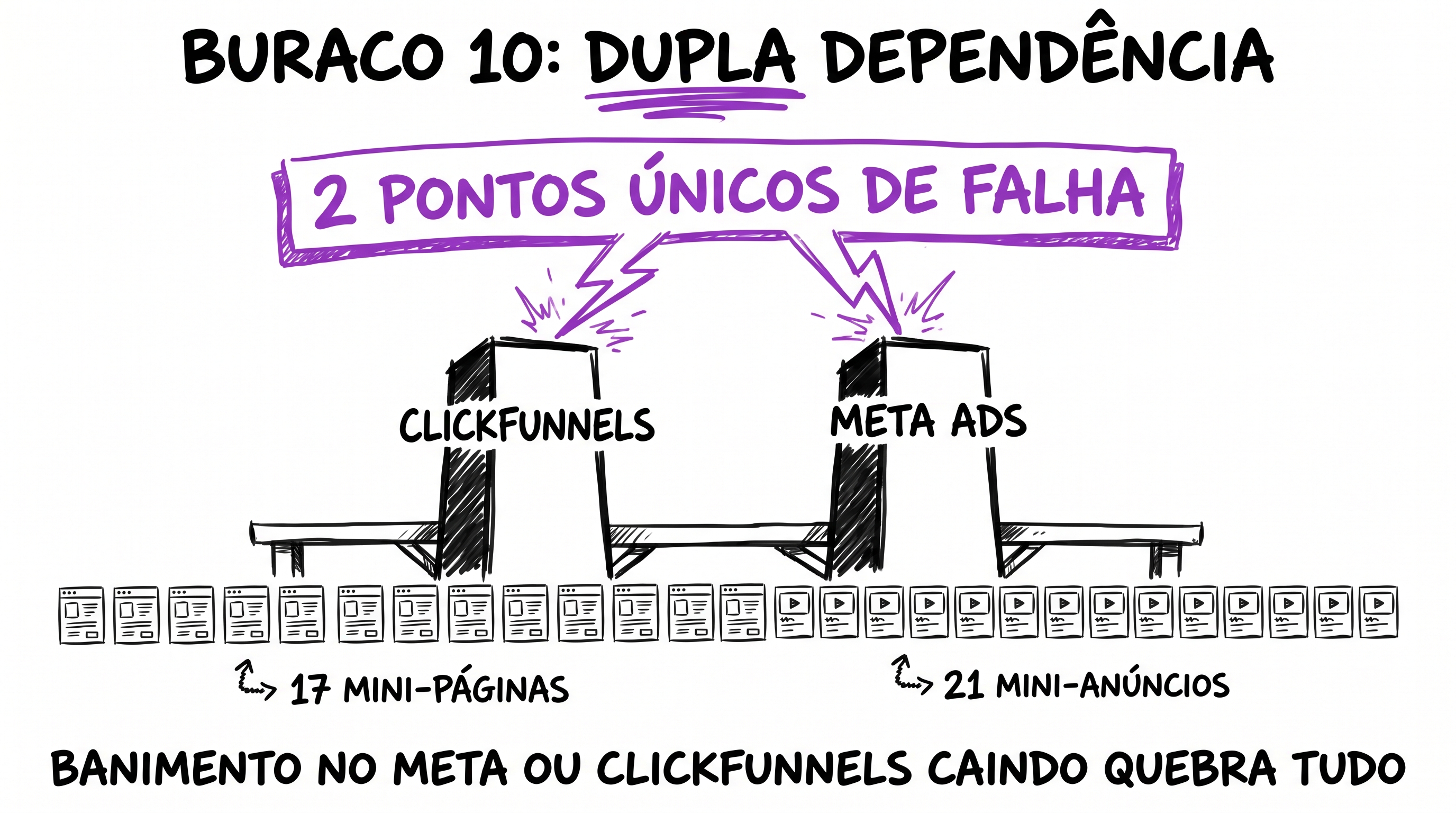 Dupla Dependência — ClickFunnels + Meta Ads
