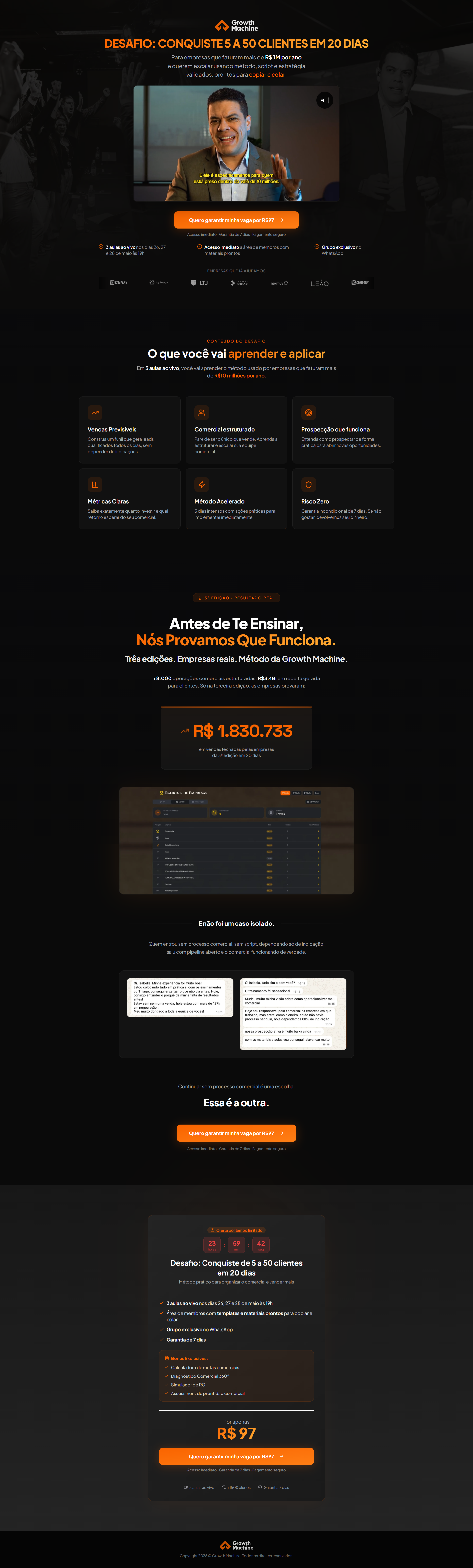 VSL pós-resultado